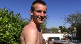 Tall, Blond, Defined Str8 Lad James 