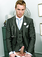 Introducing the incredibly sexy Neil Stevens as Doctor Stevens whose reputation seems to have preceded him. The gorgeous Ludovic Canot has heard through the grapevine that Doctor Stevens can work magic and make you feel like a new man! And so Ludovic visi