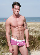 A nice warm sunny day in June, a horny straight model, a beach and some one to rub in the sun cream and you have the perfect combination for a hot shoot! Jay is also taking a leap as he has done loads of solo and anal shoots but resisted the pressure to g