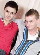 Dexter and Cory hook up to show off their oral skills in this wet, hot new update from Boyfun Collection. The two guys were hanging out talking when Cory made a move and kissed Dexter. Dexter had wanted that for most of the night so he kissed back and pul